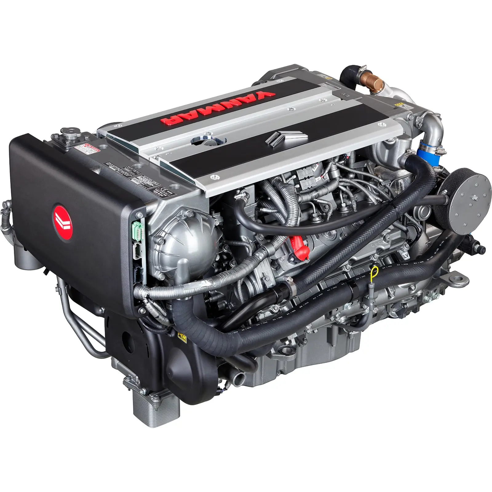 A complex mechanical engine with various pipes and components.